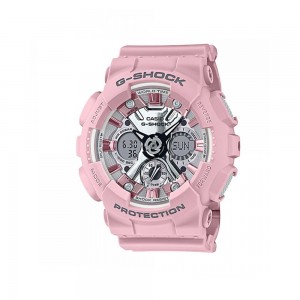Casio G-Shock Women GMA-S120NP-4A Pink Resin Band Sports Watch