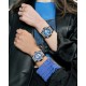 Casio G-Shock Women Girls Ice Smurfs Series GMA-S120TB-8A Grey Translucent Resin Band Sport Watch