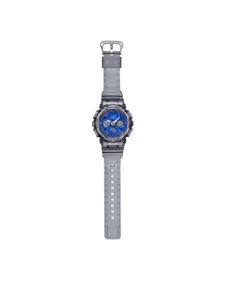 Casio G-Shock Women Girls Ice Smurfs Series GMA-S120TB-8A Grey Translucent Resin Band Sport Watch