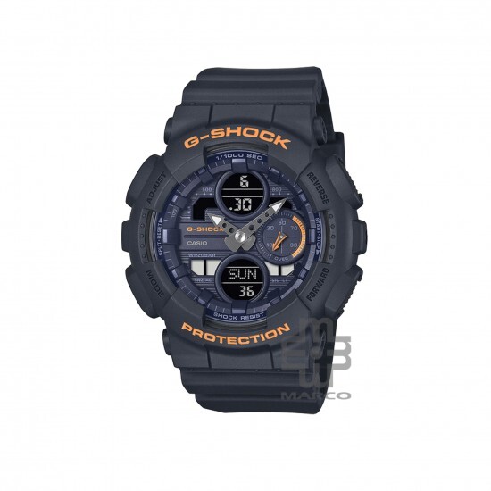 Casio G-Shock Women GMA-S140-2A2 Black Bio-based Resin Band Watch
