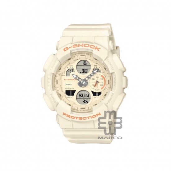Casio G-Shock Women GMA-S140-7A White Bio-based Resin Band Watch