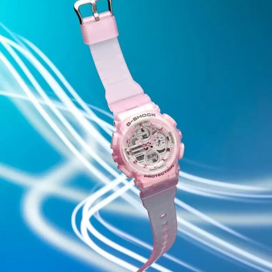 Casio G-Shock Women GMA-S140NP-4A Pink Resin Band Sports Watch
