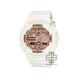 Casio G-Shock Women GMA-S140PG-7A White Bio-based Resin Band Women Sport Watch