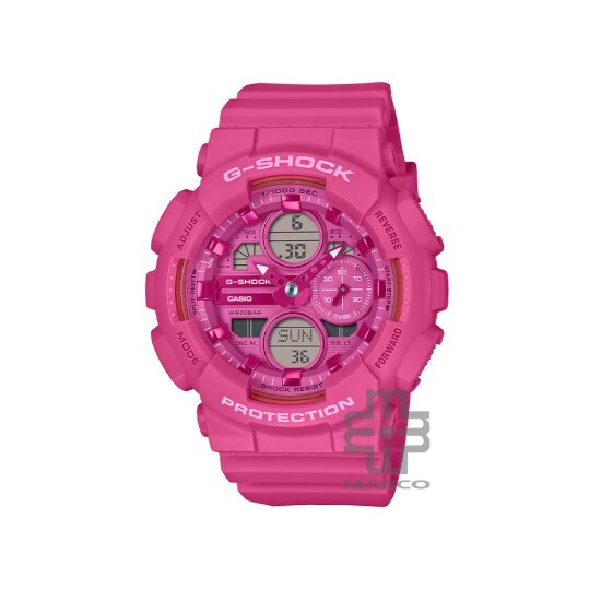 Casio G-Shock Women GMA-S140PP-4A Pink Bio-based Resin Band Women Sport Watch
