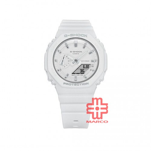 Casio G-Shock Women GMA-S2100-7A White Resin Band Sports Watch