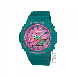Casio G-Shock Women Bright Summer Colors Series GMA-S2100BS-3A Turquoise Green Resin Band Sports Watch