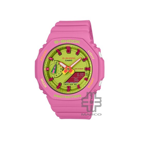 Casio G-Shock Women Bright Summer Colors Series GMA-S2100BS-4A Pink Resin Band Sports Watch Casio G-Shock Women Bright Summer Colors Series GMA-S2100BS-4A Pink Resin Band Sports Watch