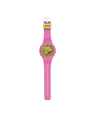 Casio G-Shock Women Bright Summer Colors Series GMA-S2100BS-4A Pink Resin Band Sports Watch