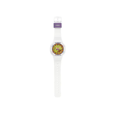 Casio G-Shock Women Bright Summer Colors Series GMA-S2100BS-7A White Resin Band Sports Watch