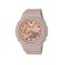 Casio G-Shock Women Pink Gold Metallic Dial GMA-S2100MD-4A Beige Resin Band Sports Watch
