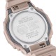 Casio G-Shock Women Pink Gold Metallic Dial GMA-S2100MD-4A Beige Resin Band Sports Watch