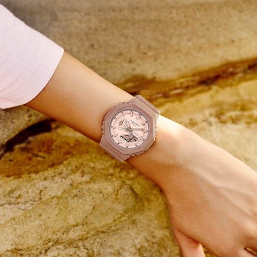 Casio G-Shock Women Nature's Color Series GMA-S2100NC-4A2 Pink Bio-Based Resin Band Sports Watch