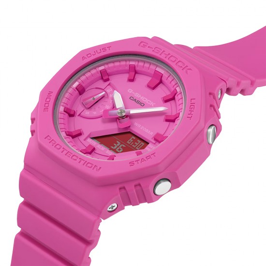Casio G-Shock Women GMA-S2100P-4A Pink Resin Band Sports Watch