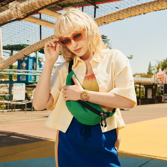 Casio G-Shock Women Peaceful Outdoor Colors Series GMA-S2200PE-5A Green Resin Band Sports Watch