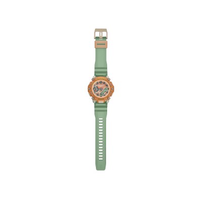 Casio G-Shock Women Peaceful Outdoor Colors Series GMA-S2200PE-5A Green Resin Band Sports Watch