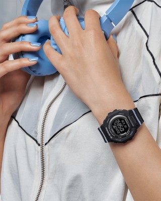 Casio G-Shock Women G-Squad GMD-B300-1 Black Bio-Based Resin Band Sports Watch