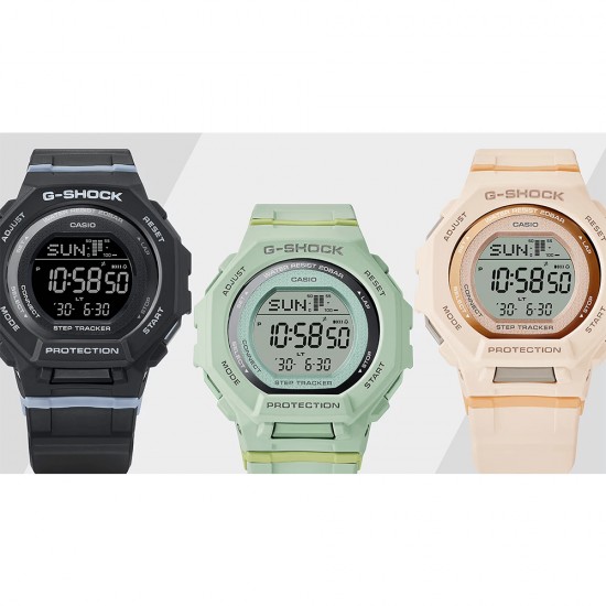 Casio G-Shock Women G-Squad GMD-B300-7 White Bio-Based Resin Band Sports Watch