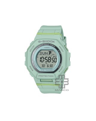 Casio G-Shock Women G-Squad GMD-B300-3 Green Bio-Based Resin Band Sports Watch