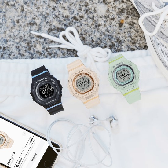 Casio G-Shock Women G-Squad GMD-B300-3 Green Bio-Based Resin Band Sports Watch Casio G-Shock Women G-Squad GMD-B300-3 Green Bio-Based Resin Band Sports Watch