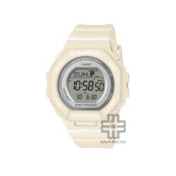 Casio G-Shock Women G-Squad GMD-B300-7 White Bio-Based Resin Band Sports Watch