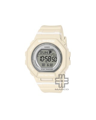 Casio G-Shock Women G-Squad GMD-B300-7 White Bio-Based Resin Band Sports Watch