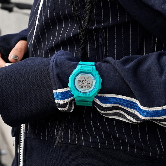 Casio G-Shock Women GMD-B300SC-2 Turquoise Blue Bio-based Resin Band Women Sport Watch