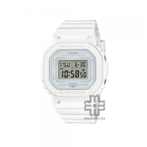 Casio G-Shock Women Monotone Series GMD-S5600BA-7 White Resin Band Sport Watch