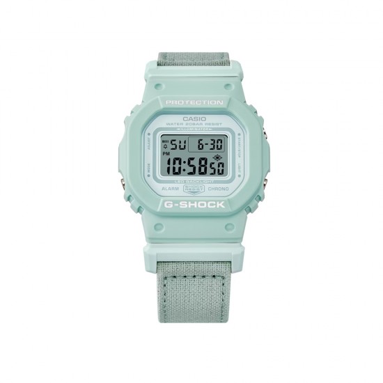 Casio G-Shock Women GMD-S5600CT-3 Green Cloth Band (TRUECOTTON) Sport Watch