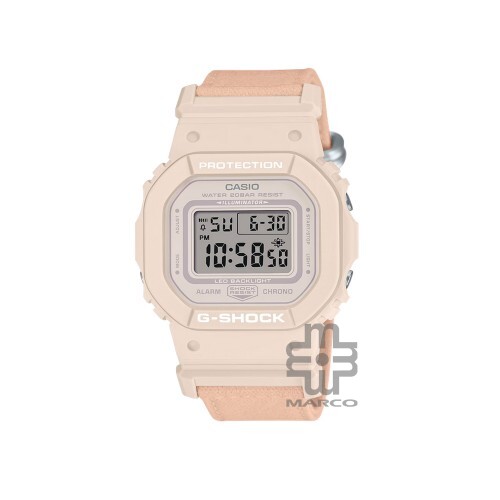 Casio G-Shock Women GMD-S5600CT-4 Peach Cloth Band (TRUECOTTON) Sport Watch