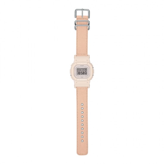 Casio G-Shock Women GMD-S5600CT-4 Peach Cloth Band (TRUECOTTON) Sport Watch