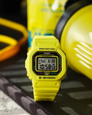 Casio G-Shock Women Energy Pack Series GMD-S5600EP-9 Yellow Bio-Based Resin Band Sport Watch