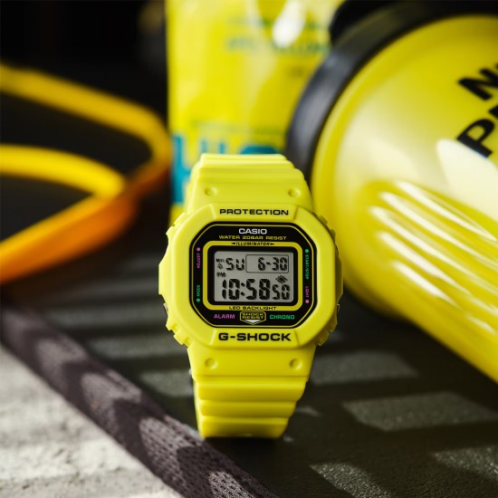 Casio G-Shock Women Energy Pack Series GMD-S5600EP-9 Yellow Bio-Based Resin Band Sport Watch Casio G-Shock Women Energy Pack Series GMD-S5600EP-9 Yellow Bio-Based Resin Band Sport Watch