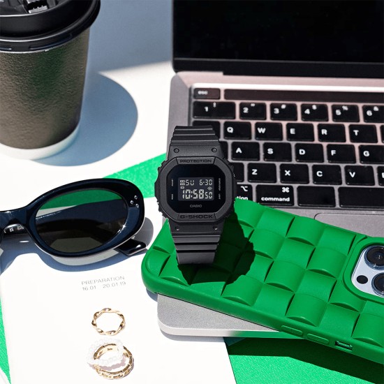 Casio G-Shock Women GMD-S5610BB-1 Black Bio-Based Resin Band Sport Watch