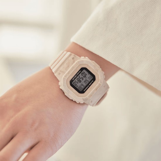 Casio G-Shock Women GMS-S5600RT-4 Blush Pink Bio-Based Resin Band Sport Watch Casio G-Shock Women GMS-S5600RT-4 Blush Pink Bio-Based Resin Band Sport Watch
