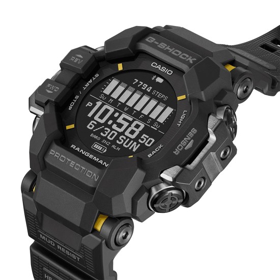 Casio G-Shock Rangeman GPR-H1000-1 Black Bio-Based Resin Band Men Sports Watch