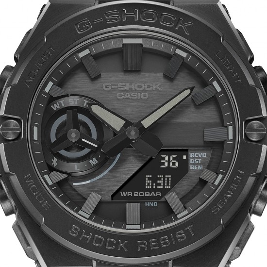 Casio G-Steel GST-B500BD-1A Black Stainless Steel Band Men Watch