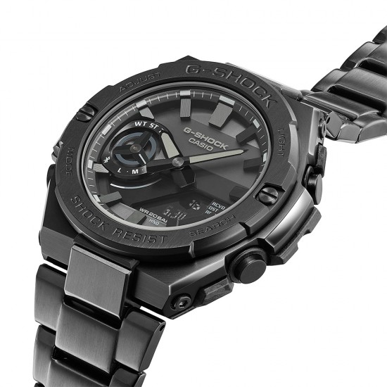 Casio G-Steel GST-B500BD-1A Black Stainless Steel Band Men Watch