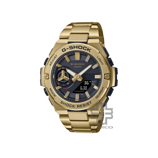 Casio G-Steel GST-B500GD-9A Gold Stainless Steel Band Men Watch