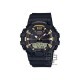 Casio General HDC-700-9AV Black Gold Resin Band Men Watch
