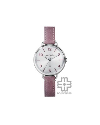 Hush Puppies Orbz HP.3874L.2512 Pink Leather Band Women Watch