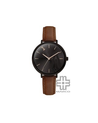 Hush Puppies Orbz HP.3876L.2502 Brown Leather Band Women Watch