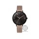 Hush Puppies Orbz HP.3876L.9502 Black Gold Mesh Stainless Steel Band Women Watch