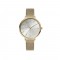 Hush Puppies Orbz HP.3876L.9507 Gold Mesh Stainless Steel Band Women Watch