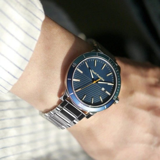 Hush Puppies Orbz HP.3877M.1503 Silver Stainless Steel Band Men Watch