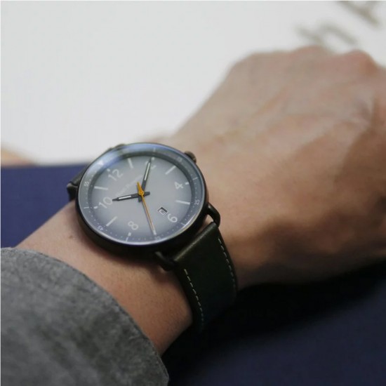 Hush Puppies Orbz HP.3882M.2503 Navy Blue Leather Band Men Watch