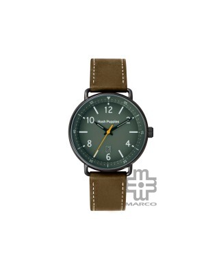 Hush Puppies Orbz HP.3882M.2521 Dark Brown Leather Band Men Watch