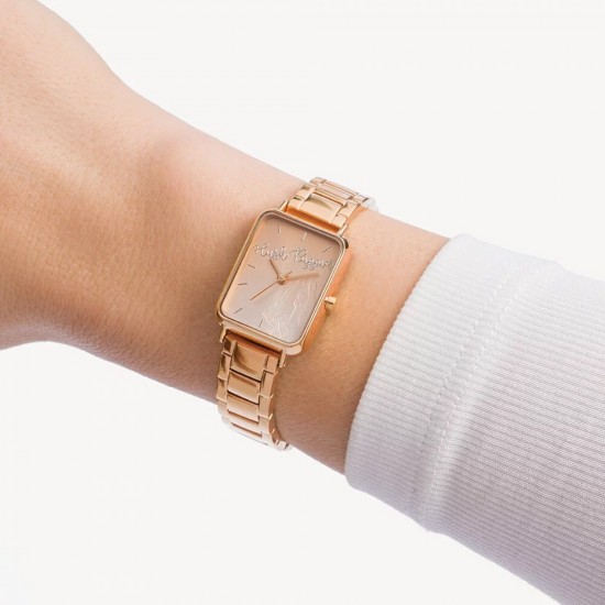 Hush Puppies Signature HP.3890L.1505 Rose Gold Stainless Steel Band Women Watch