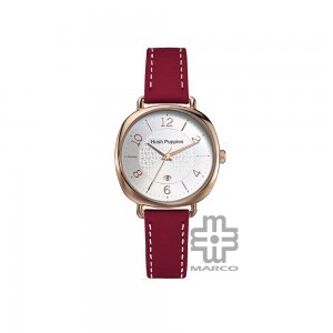 Hush Puppies HP.3897L.2522 Red Leather Band Women Watch