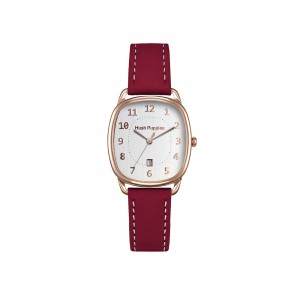 Hush Puppies HP.3899L.2522 Red Leather Band Women Watch