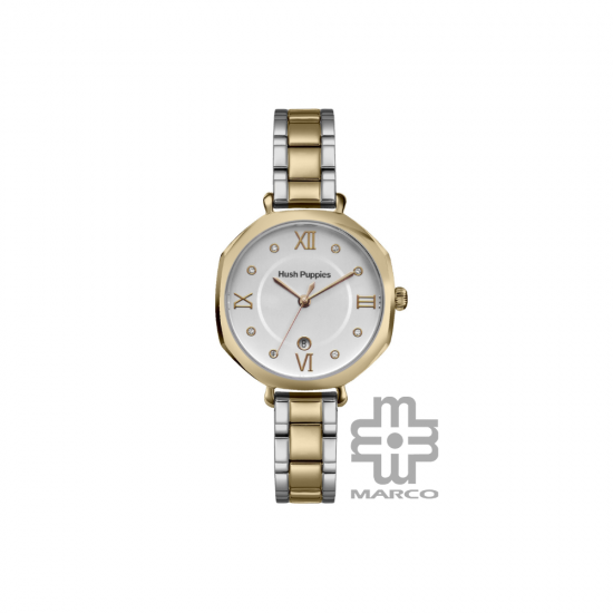 Hush Puppies HP.3902L.1507 Dual Tone Stainless Steel Band Women Watch